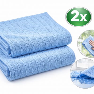 Mikrofaser Waffeltuch 2er-Set